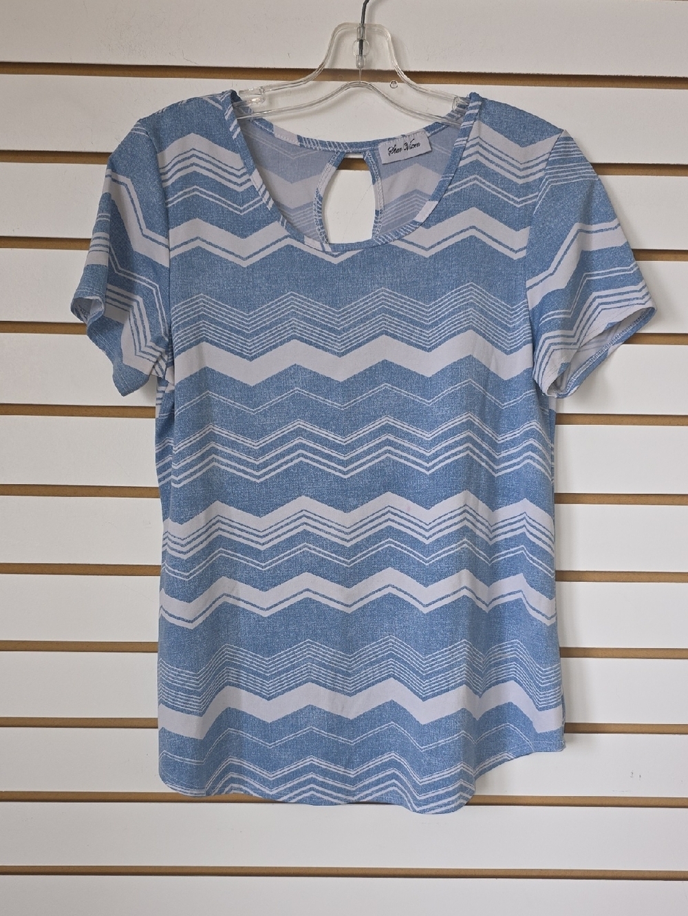 Star Vixen Chevron Short Sleeve Top Med